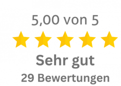 5,00 bei 29 Bewertungen